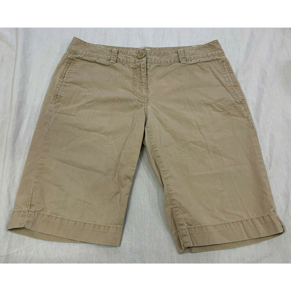 ANN TAYLOR LOFT WOMENS COTTON SHORTS SIZE 2